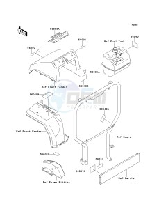 KAF 300 B [MULE 500] (B1-B2) [MULE 500] drawing LABELS