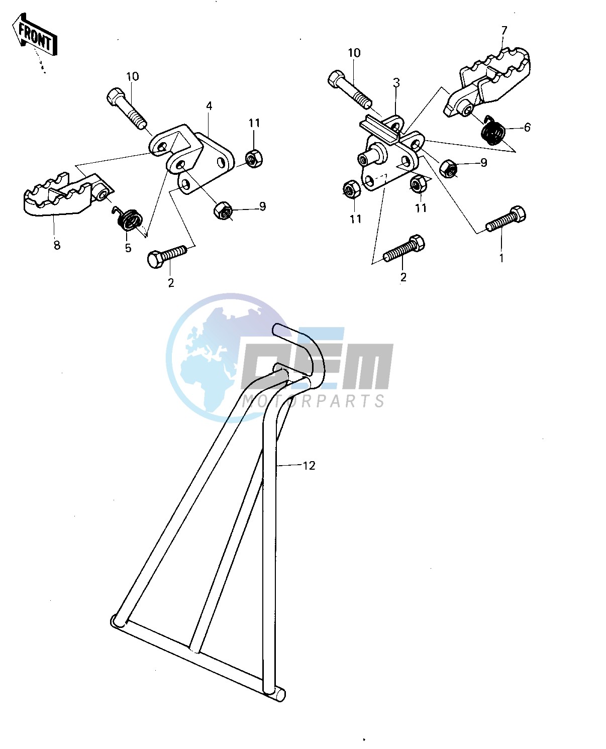 FOOTRESTS_STAND -- 80 A6- -