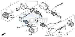 RVF750R drawing WINKER