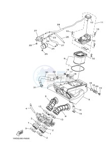 MT07 700 (1WSG) drawing INTAKE