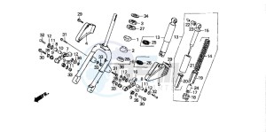 SA50S drawing FRONT FORK