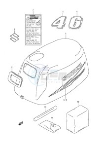 DF 4 drawing Engine Cover