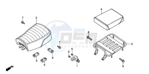 CG125 drawing SEAT (2)