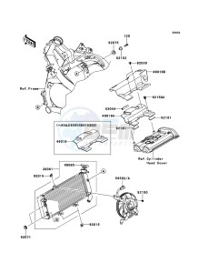 VERSYS KLE650CBF GB XX (EU ME A(FRICA) drawing Radiator