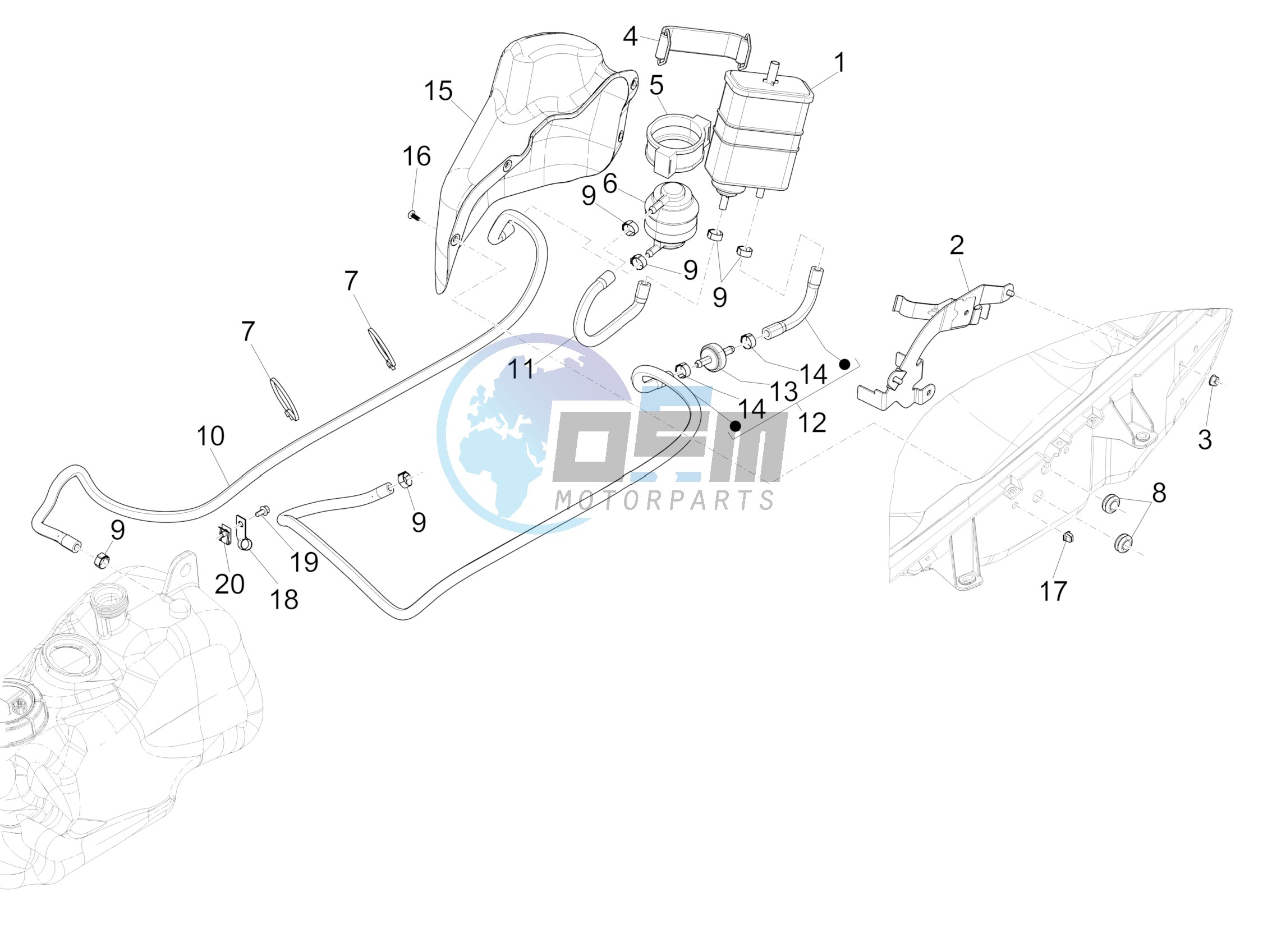 Anti-percolation system