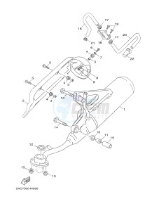 YN50F NEO'S 4 (2ACD 2ACD) drawing EXHAUST