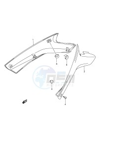 DL650 (E2) V-Strom drawing FRAME COVER