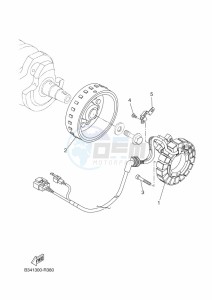 TRACER 700 MTT690-A (B0K2) drawing GENERATOR