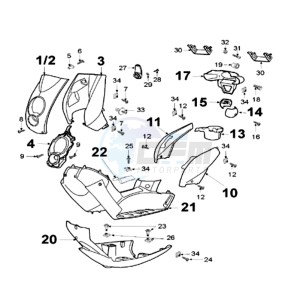 LUDIX 10 RLA drawing COWLING