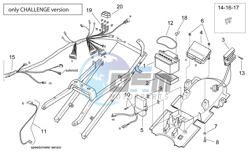 Electrical system - Challenge Vers