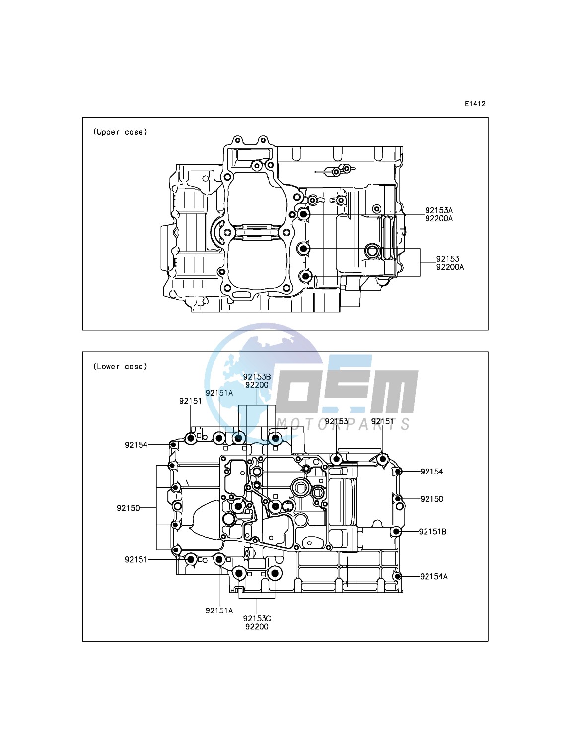 Crankcase Bolt Pattern