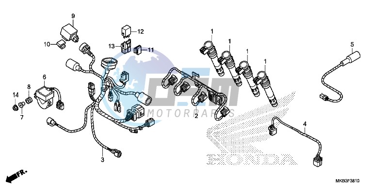 SUB HARNESS ( CBR1000RR/ S)