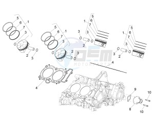 RSV4 1000 RR E4 ABS (EMEA) drawing Cylinder - Piston