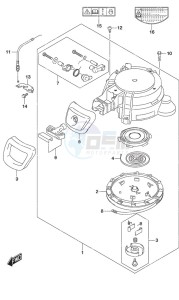 DF 9.9A drawing Recoil Starter