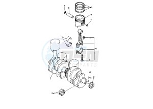 XJ N 600 drawing CRANKSHAFT PISTON