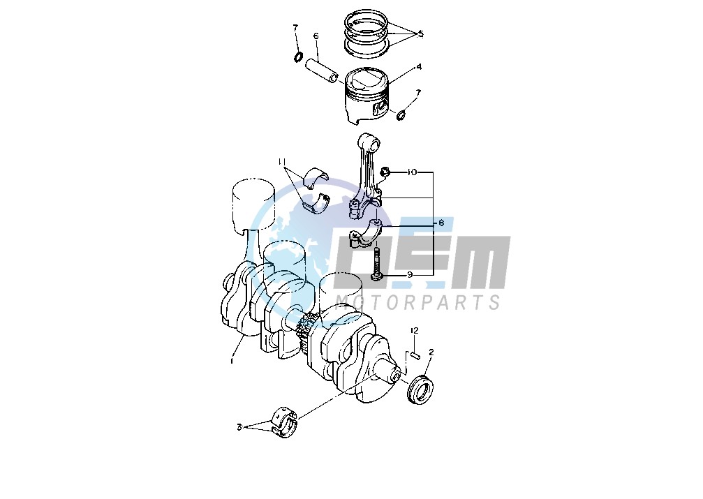 CRANKSHAFT PISTON