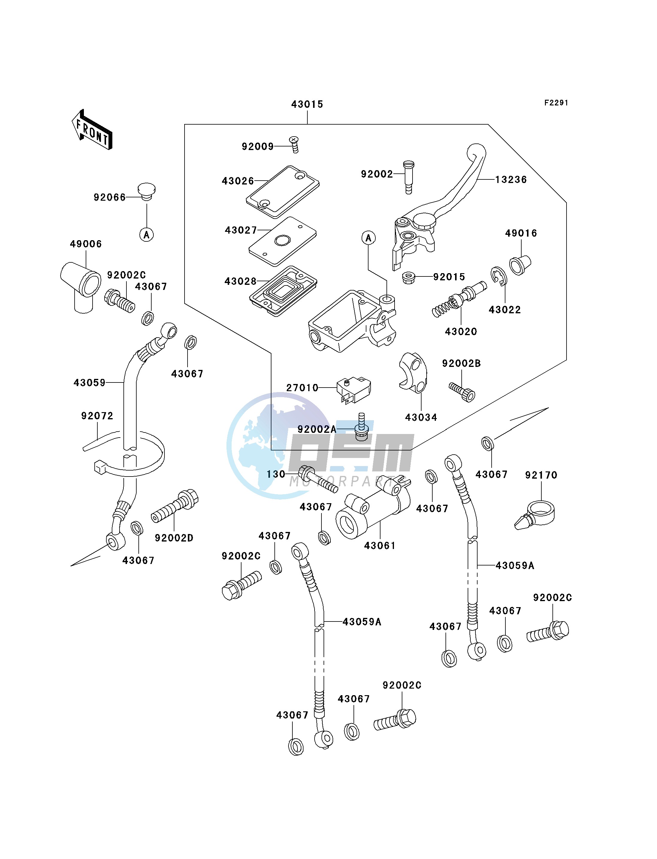 FRONT MASTER CYLINDER