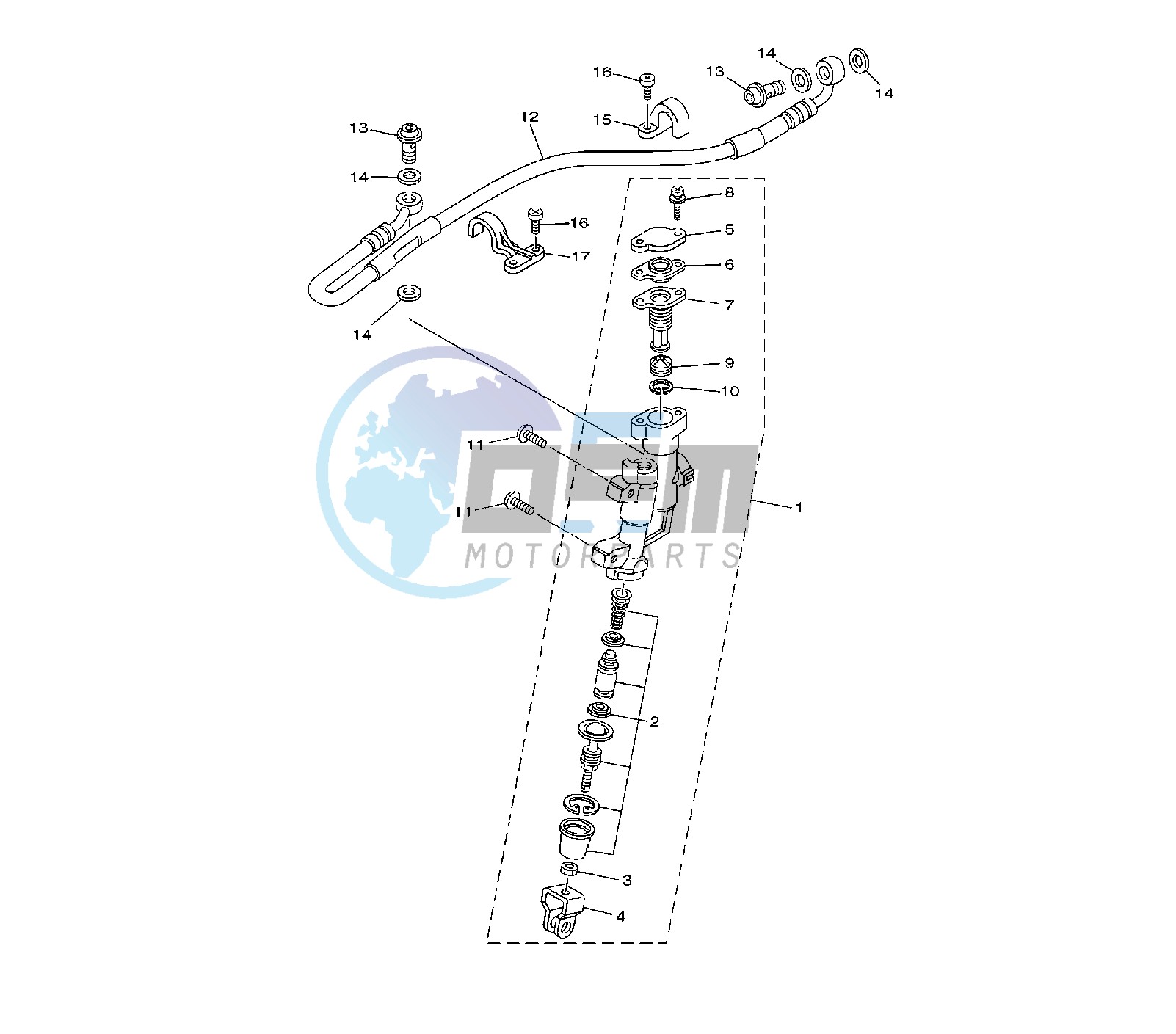 REAR MASTER CYLINDER