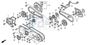 GL1500SE GOLDWING SE drawing FRONT COVER