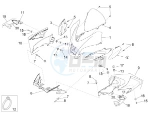 TUONO 1100 V4 FACTORY E4 SUPERPOLE ABS (EMEA-GSO) drawing Front body I