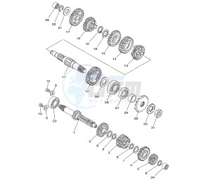 YZ 85 drawing TRANSMISSION