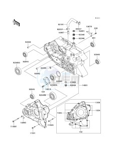 KVF 400 D [PRAIRIE 400] (D1-D4) [PRAIRIE 400] drawing CRANKCASE