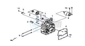 JOYMAX Z 300I ABS (L9) EU drawing R. CRANK CASE COMP