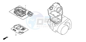 TRX350TE FOURTRAX 350 ES drawing GASKET KIT A