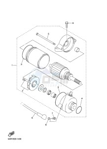 FJR1300A FJR1300-A FJR1300A ABS (B881) drawing STARTING MOTOR