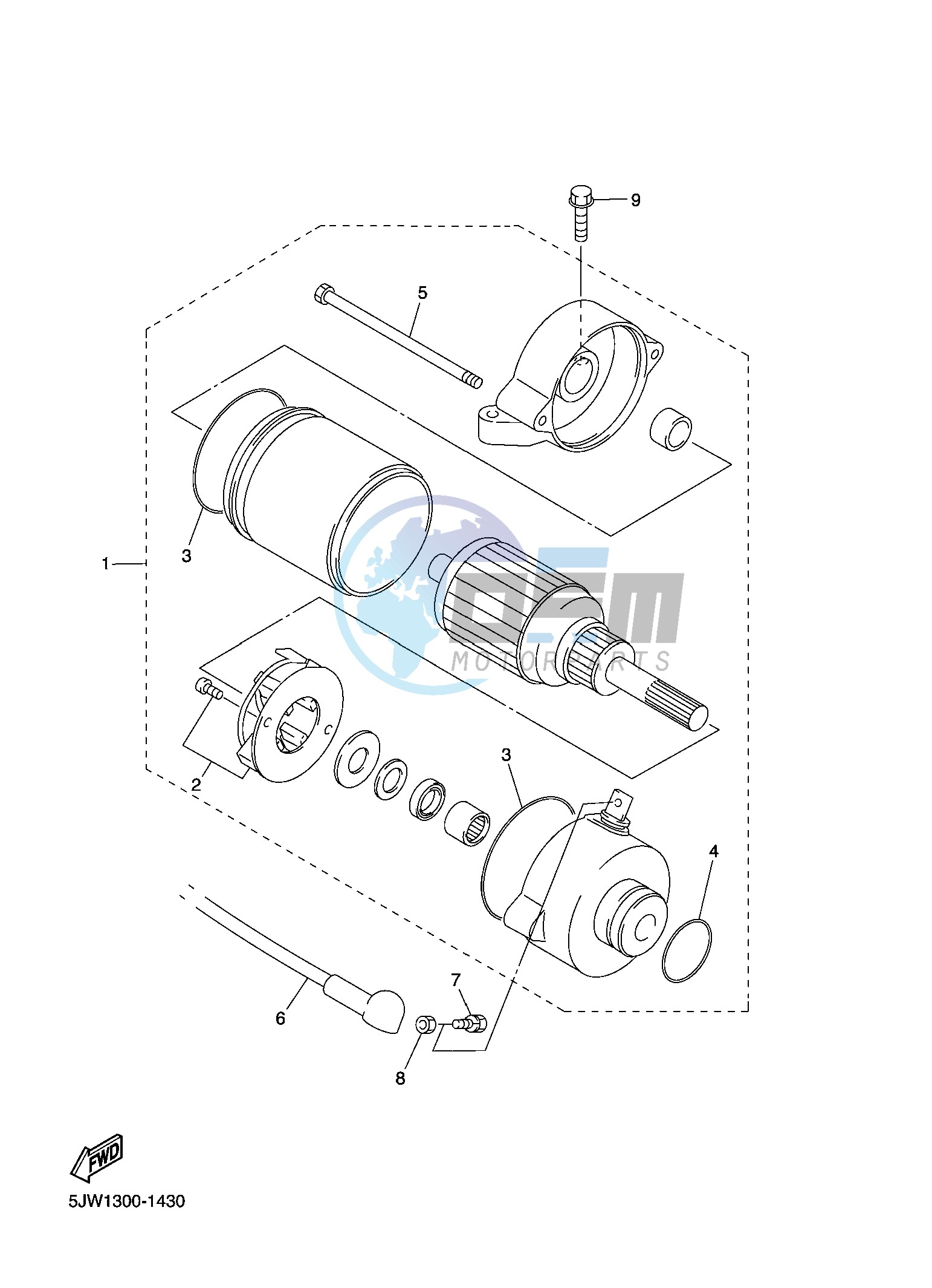 STARTING MOTOR