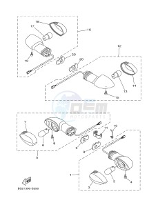 MTN850 MTN-850-A MT-09 ABS (BS2B) drawing FLASHER LIGHT