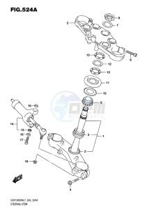 GSX-1300R ABS HAYABUSA EU drawing STEERING STEM