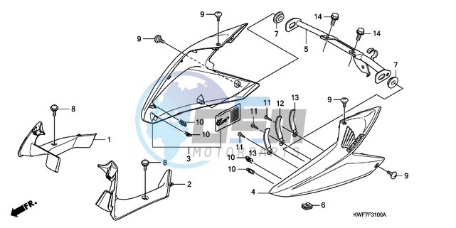 FRONT SIDE COWL