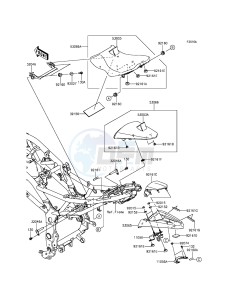 NINJA 250SL ABS BX250BGFA XX (EU ME A(FRICA) drawing Seat