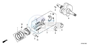 SH300B drawing CRANKSHAFT/PISTON