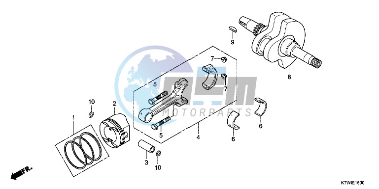 CRANKSHAFT/PISTON