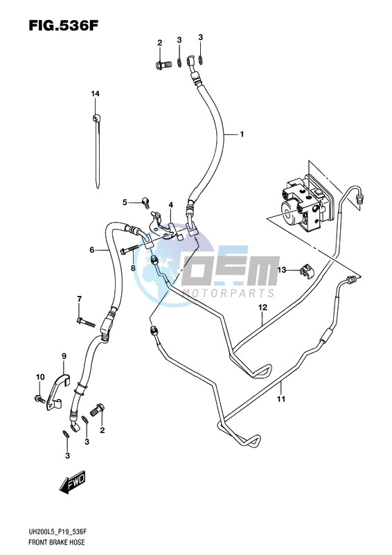 FRONT BRAKE HOSE