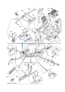 YXM700ES YXM70VPSG VIKING EPS SPECIAL EDITION (B42B) drawing ELECTRICAL 1