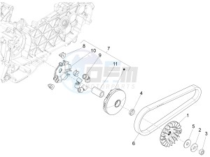 125 4T 3V I GET ie Primavera (APAC) (AU, EX, JA, KR, VT) drawing Driving pulley