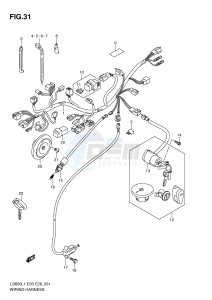 LS650 (E3-E28) SAVAGE drawing WIRING HARNESS (LS650L1 E28)