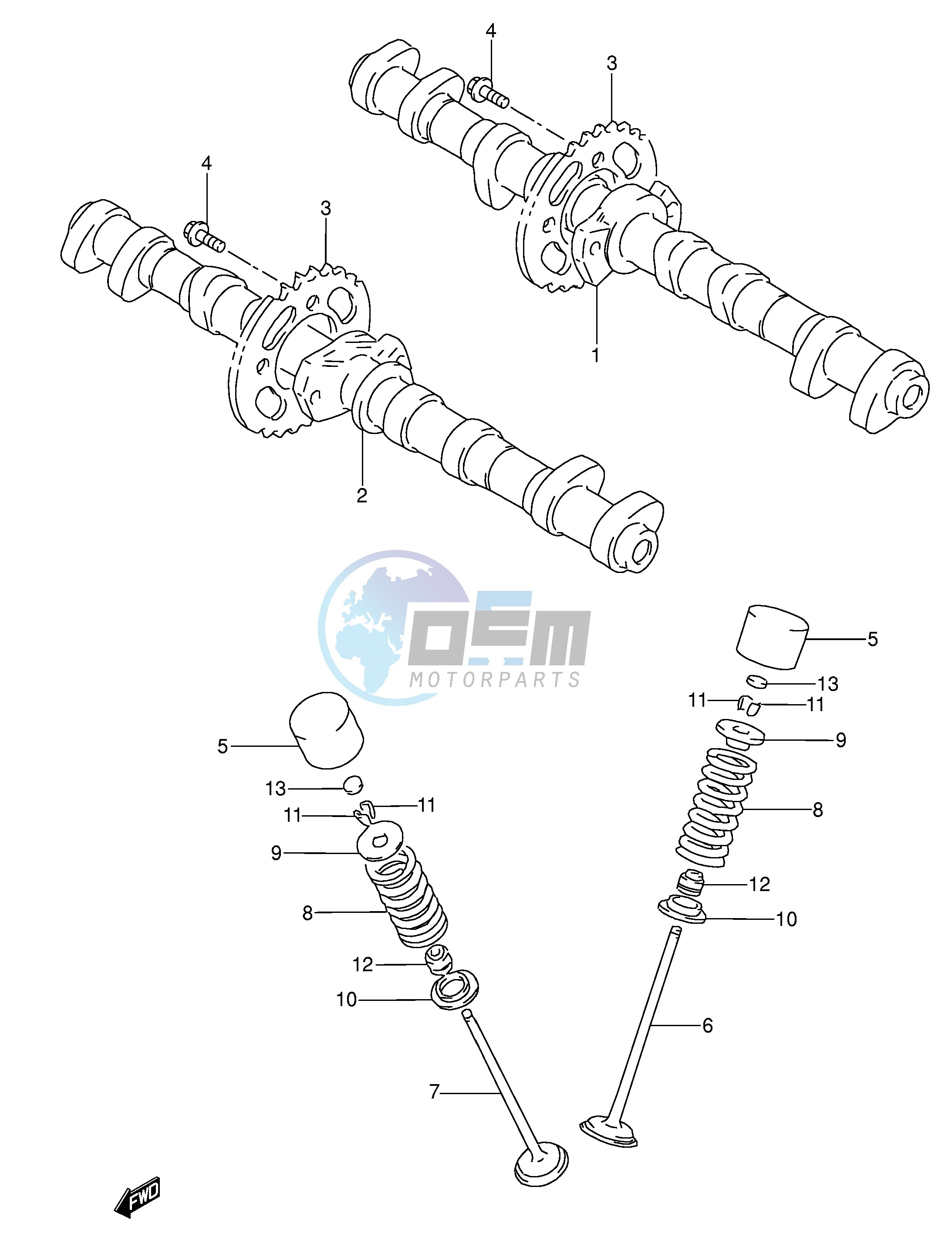 CAM SHAFT - VALVE