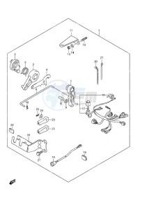 DF 9.9A drawing Remote Control Parts