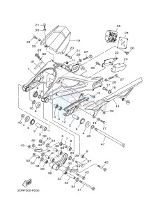 MT09A MT09 ABS 900 (2DRH) drawing REAR ARM