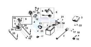 JOYMAX Z 300I ABS (L9) EU drawing ELECTRIC PART