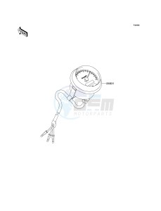 KVF 360 A [PRAIRIE 360 4X4] (A6F-A9F) A9F drawing OPTIONAL PARTS-- US- --- METER- -