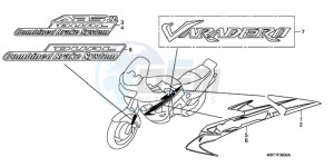 XL1000V9 Ireland - (EK) drawing MARK/STRIPE