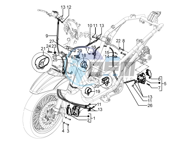 Brakes hose  - Calipers