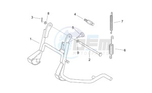 Mojito custom 50 2t (eng. aprilia) drawing Central stand