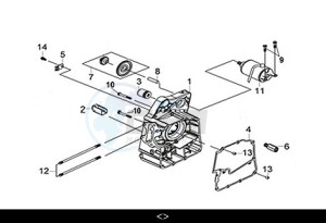 JOYRIDE 300 16" (LJ30W4-EU) (M3) drawing R. CRANK CASE COMP