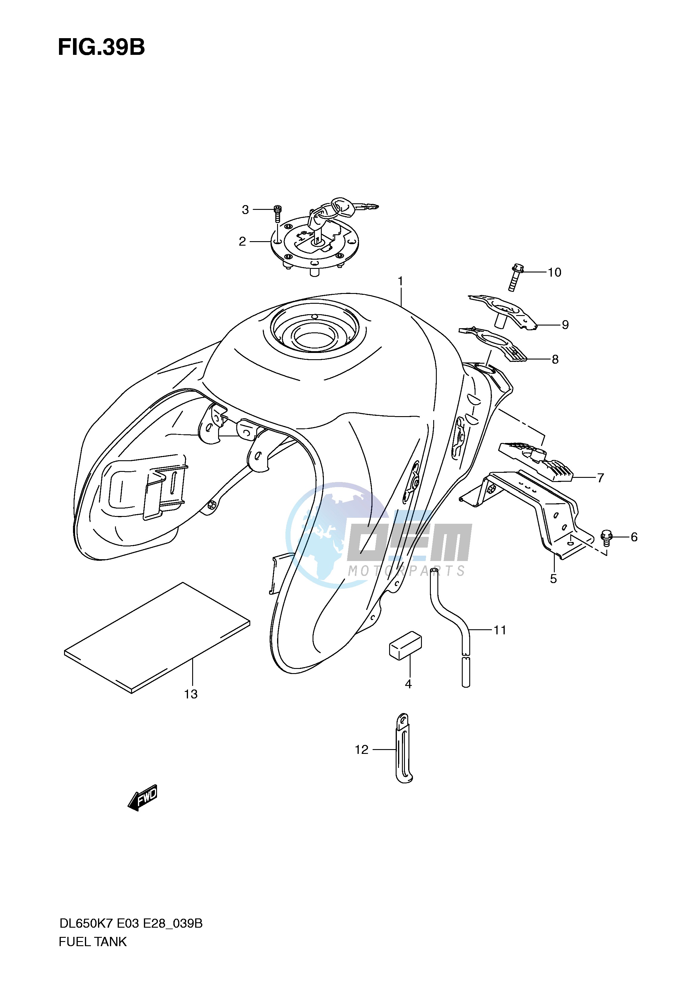 FUEL TANK (MODEL K9 L0)